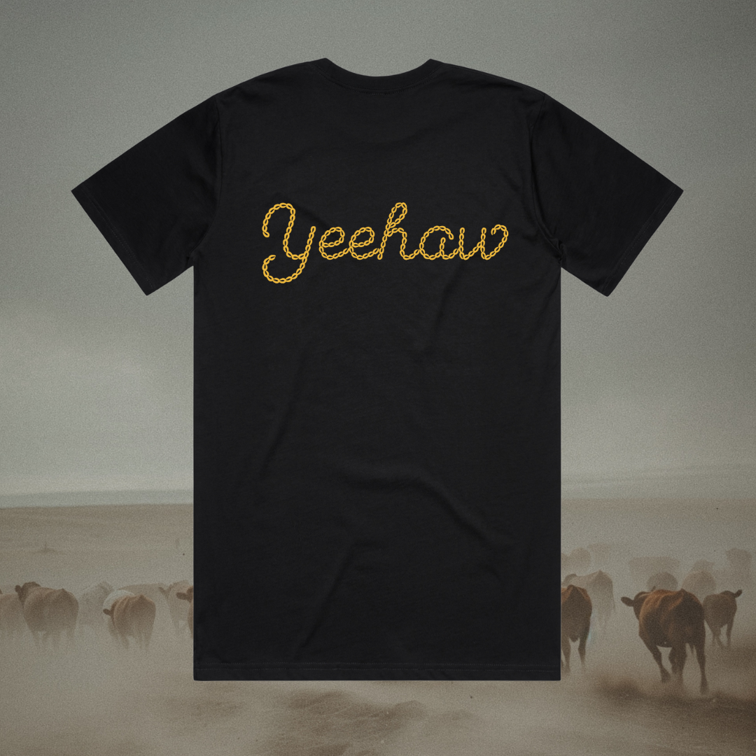 Yeehaw Official Merchandise Black Tee