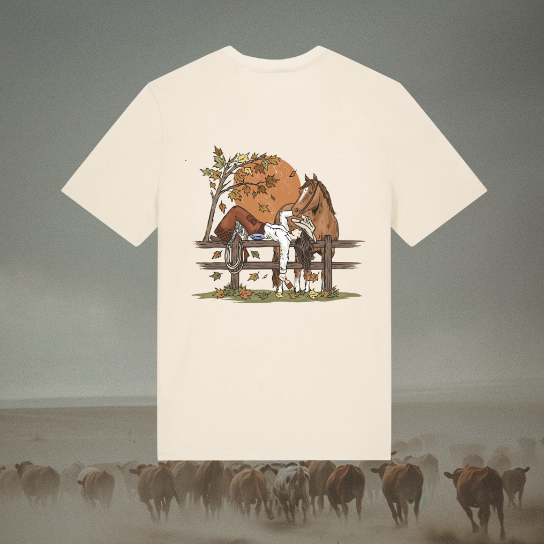 Autumn Cowgirl Organic Cotton Tee