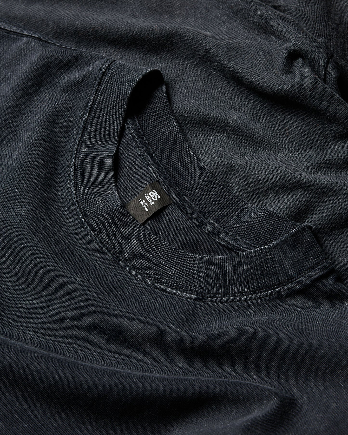 Stone Wash Heavy Cotton 'Luck Follows The Brave' T-Shirt