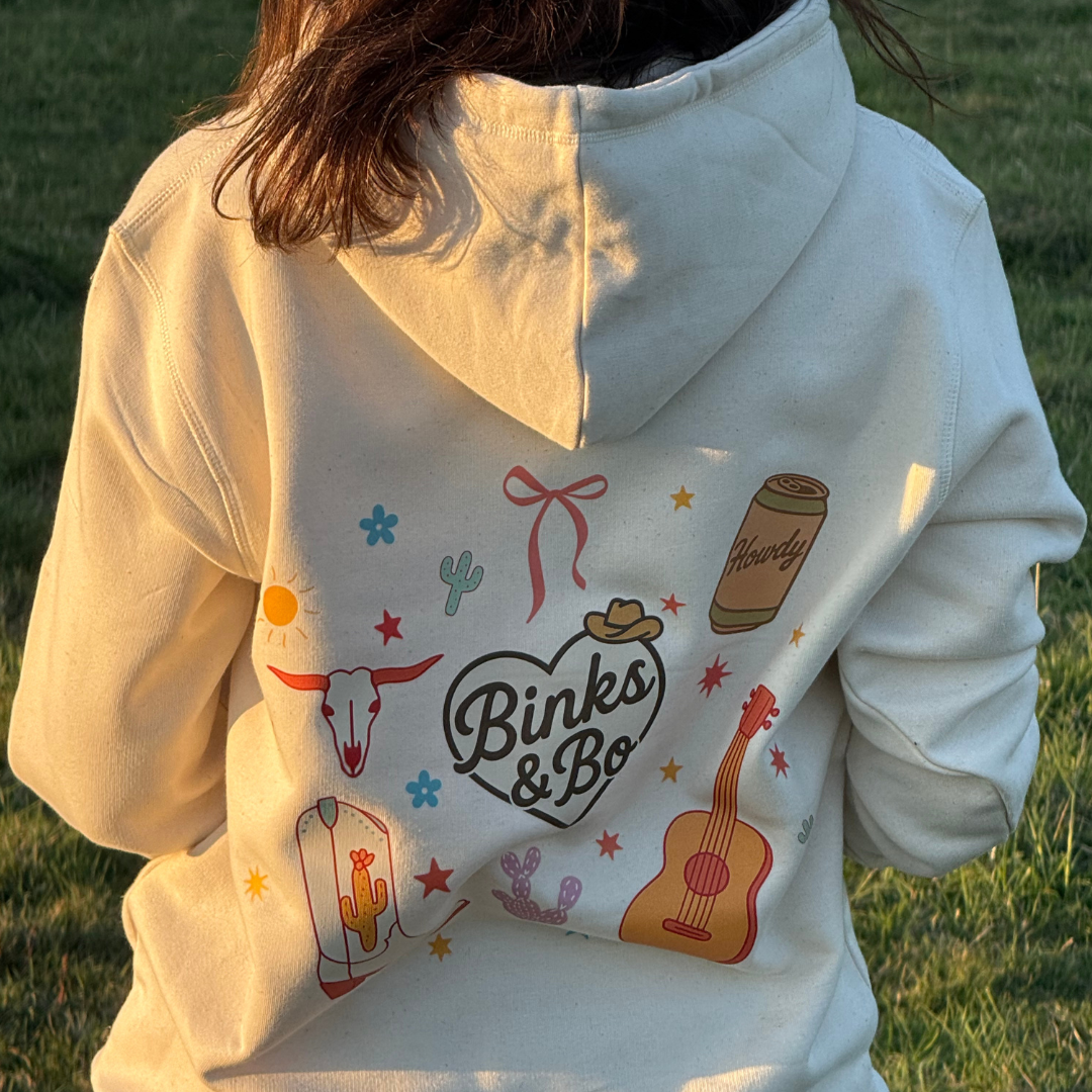Binks & Bo Cowgirl Organic Cotton Hoodie