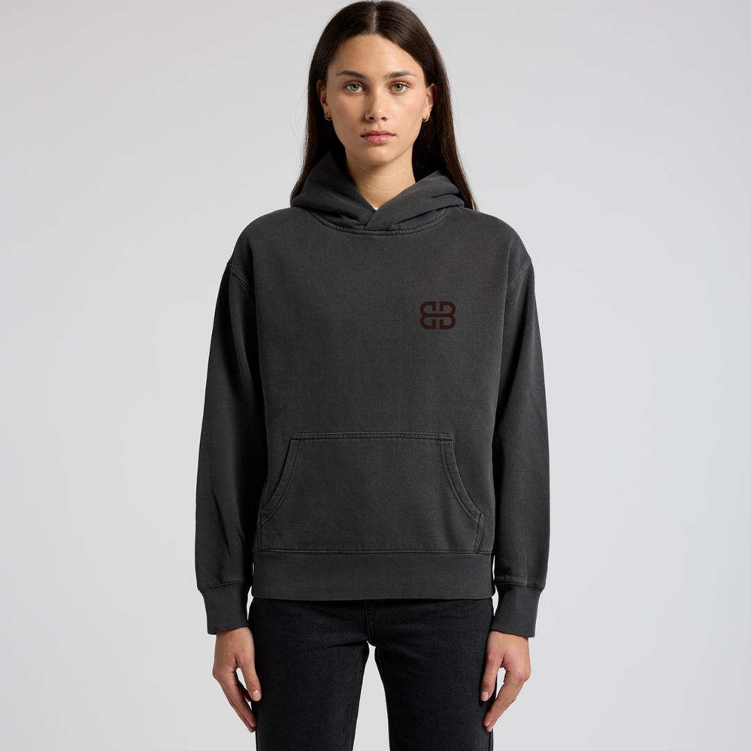Ladies Faded Beautiful Crazy Hoodie