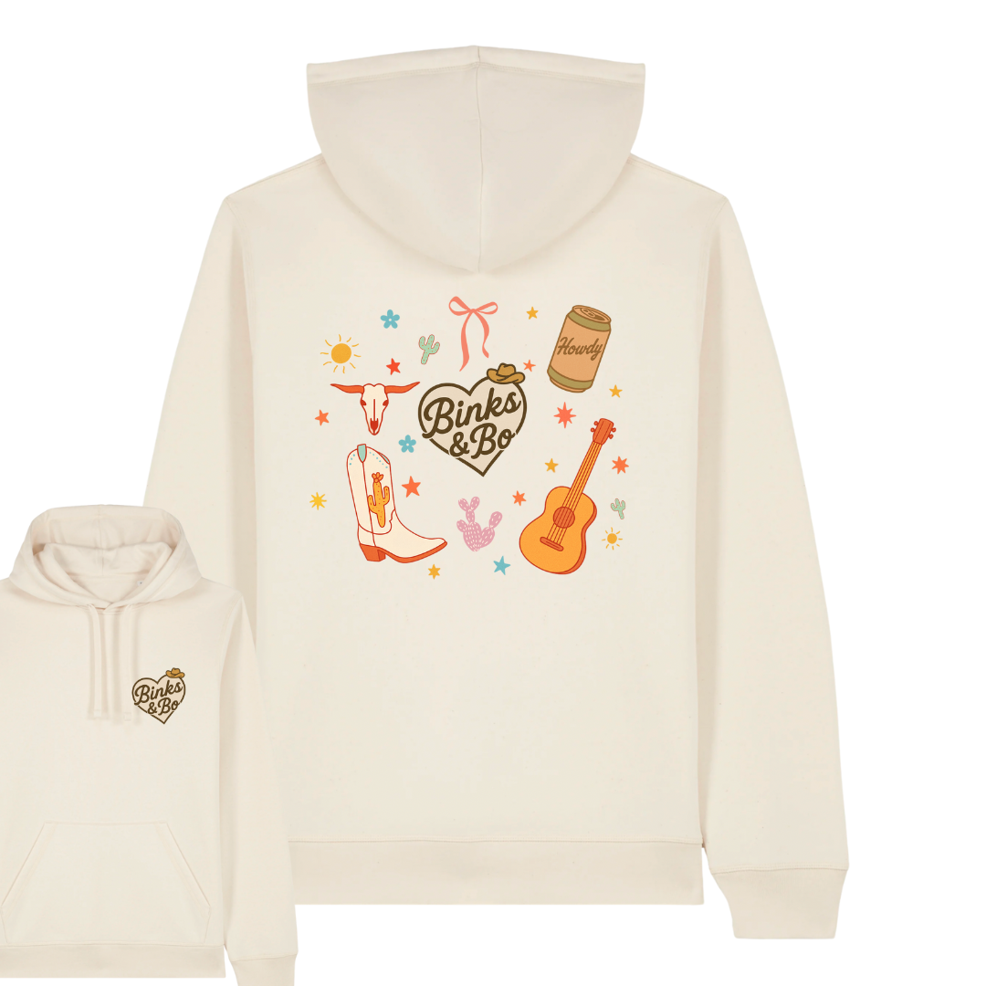Binks & Bo Cowgirl Organic Cotton Hoodie