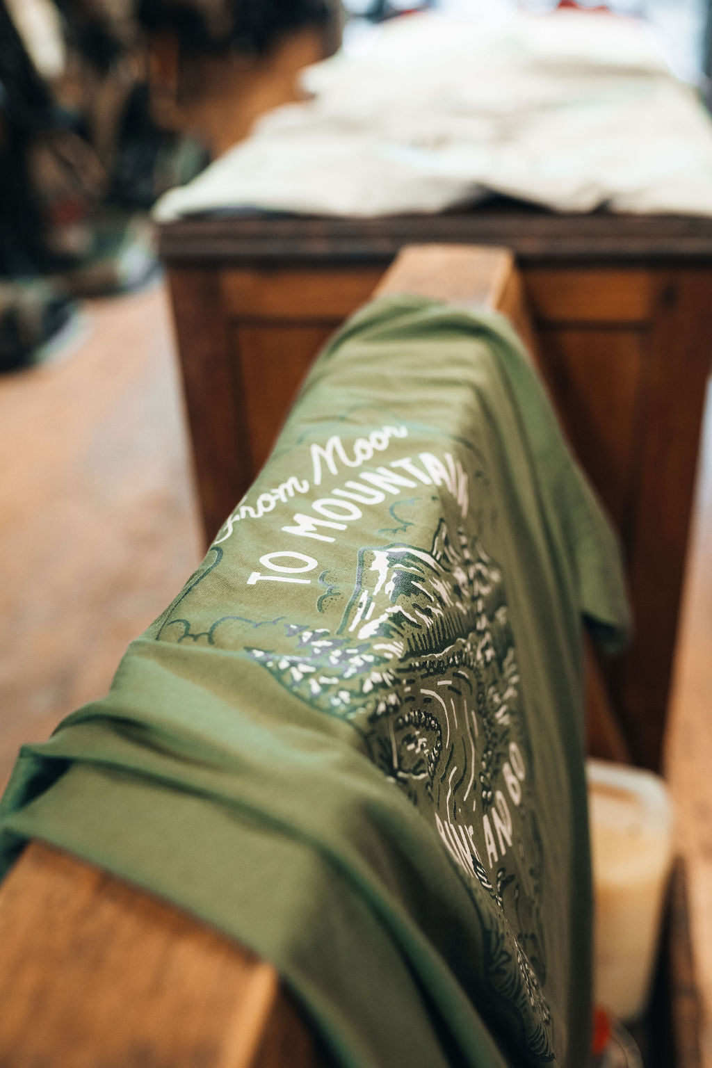 'From Moor To Mountain' Arrowhead Organic Cotton T-Shirt