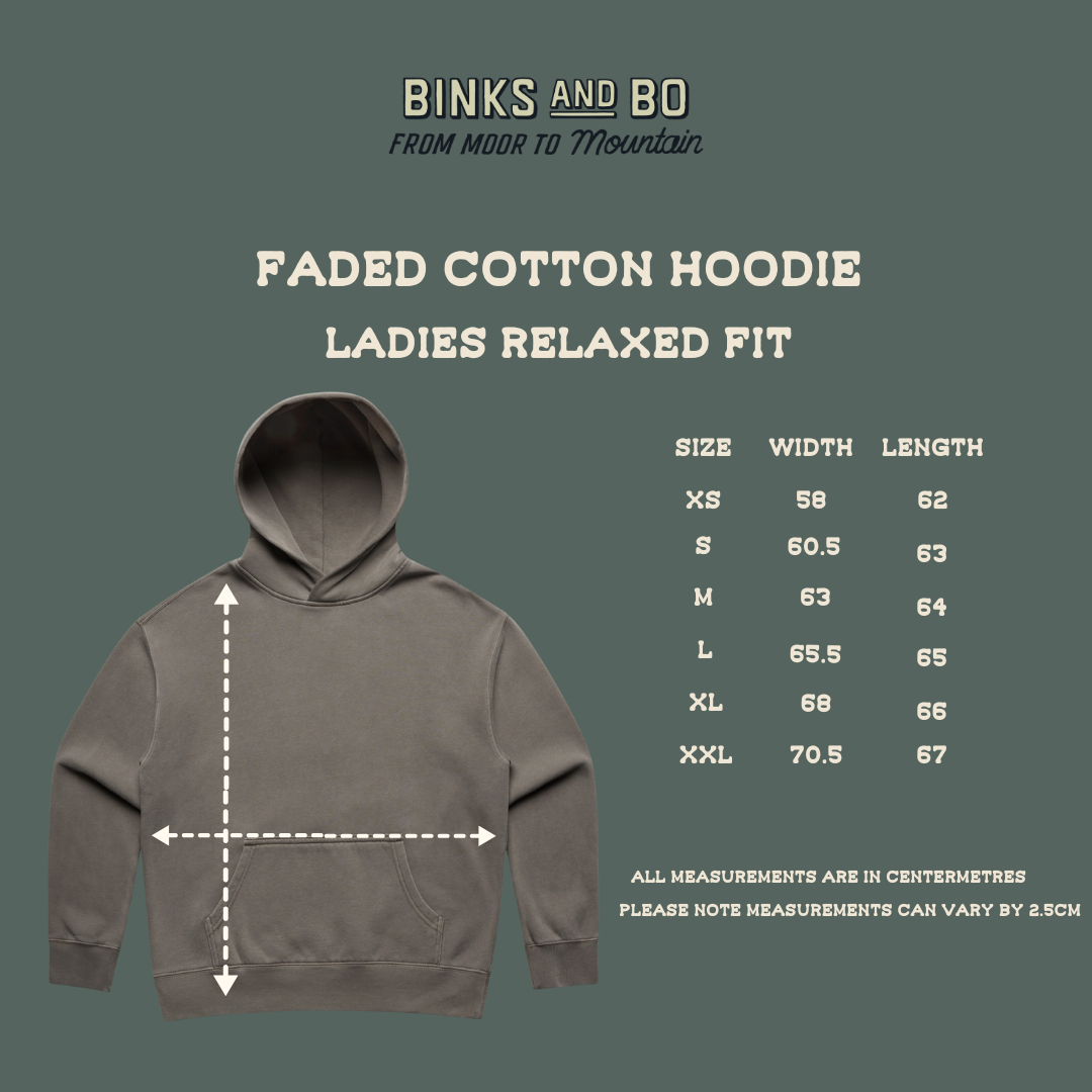 Ladies Faded Beautiful Crazy Hoodie