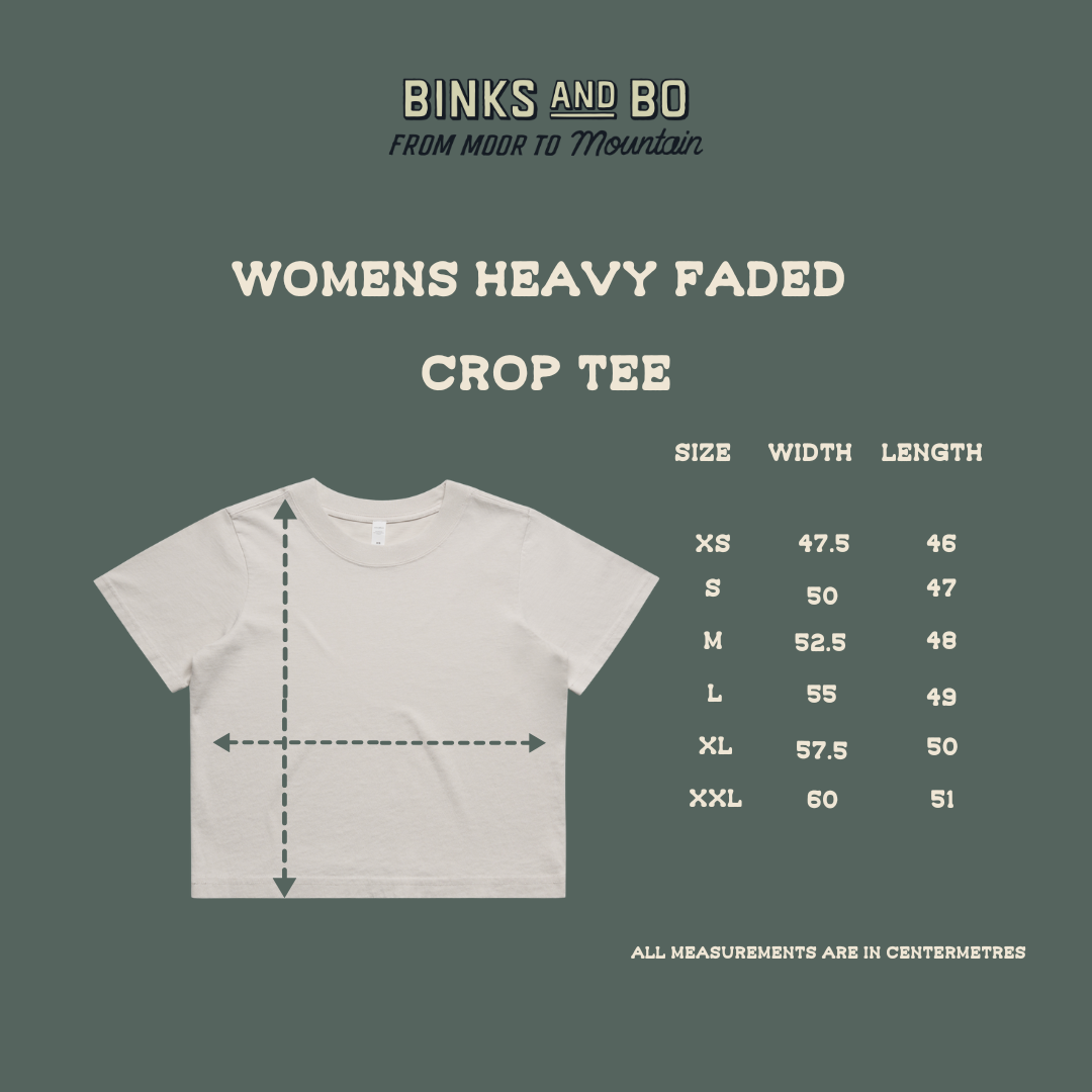 Coastal Cowgirl Faded Crop Tee