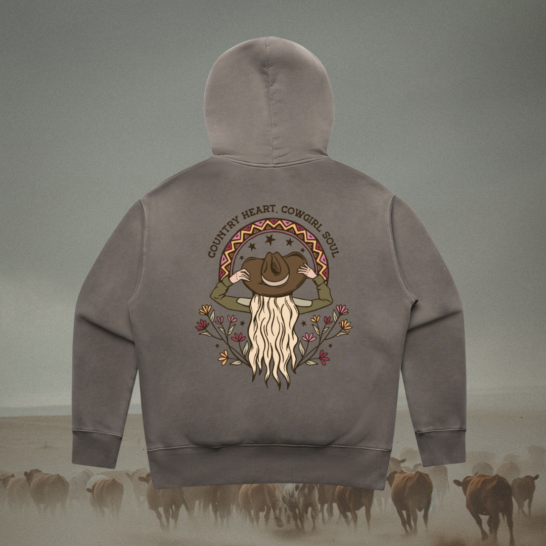 Ladies Country Heart Hoodie