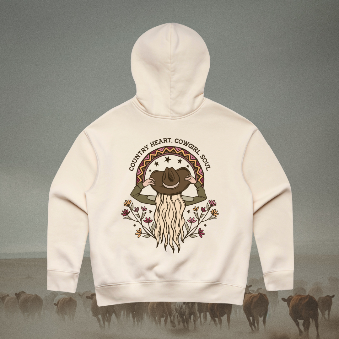 Ladies Country Heart Hoodie