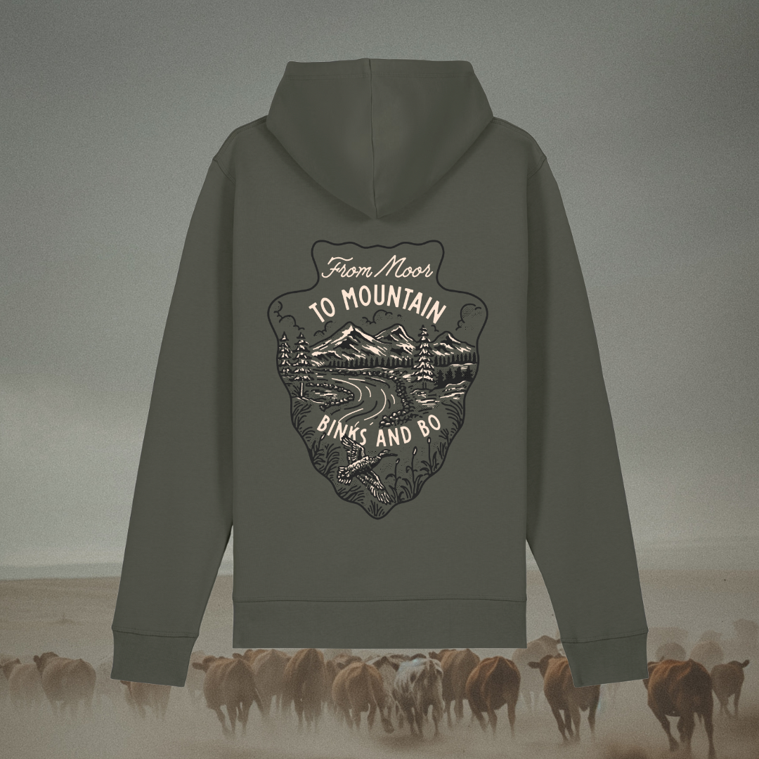 Moor To Mountain Arrowhead Organic Cotton Hoodie