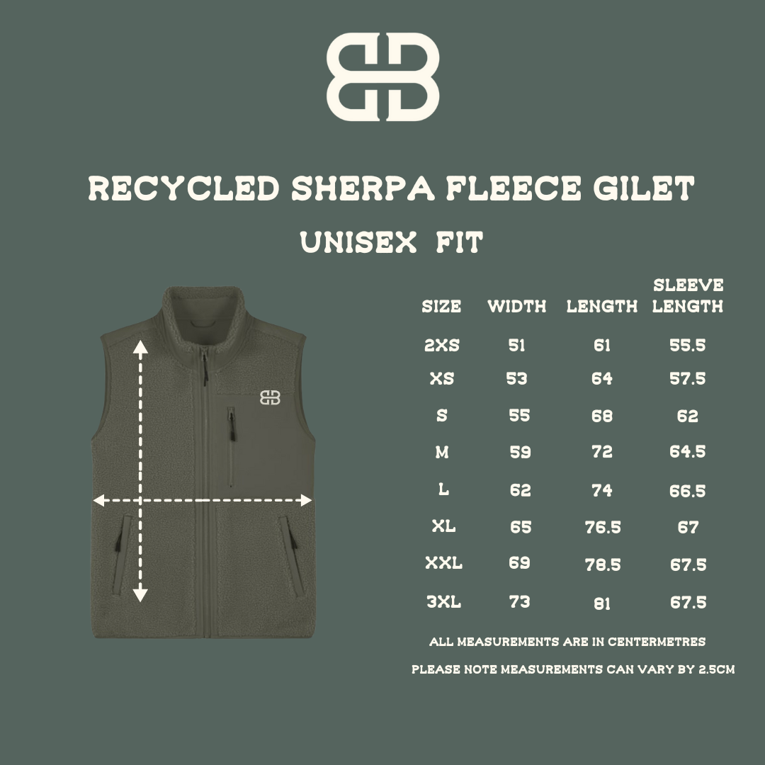 PRE ORDER Binks & Bo Recycled Sherpa Gilet