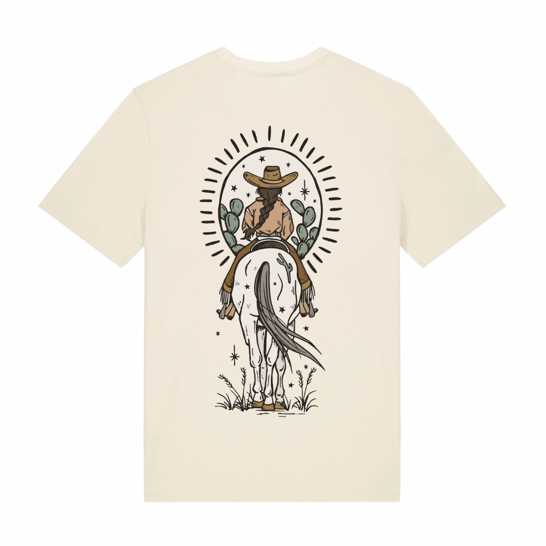 'Boho Cowgirl' Organic Cotton T-Shirt