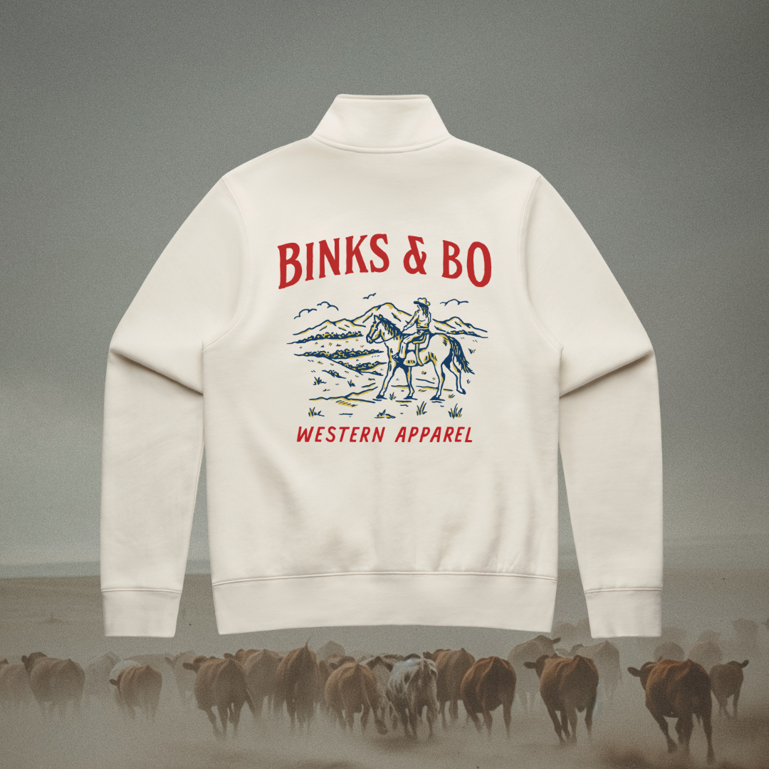 Western Apparel Ladies 1/4 Zip Sweater