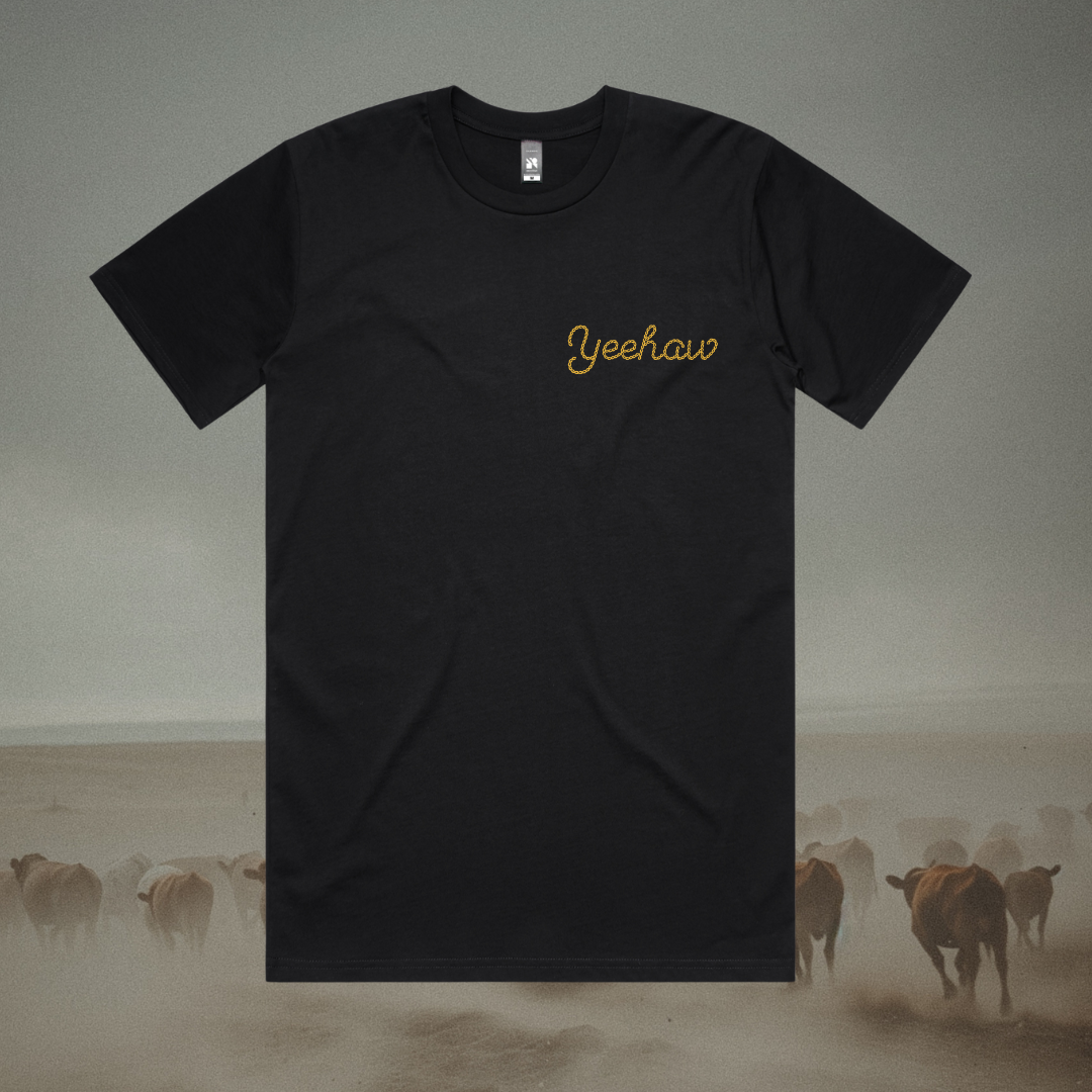 Yeehaw Official Merchandise Black Tee