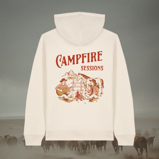 Campfire Session Unisex Organic Cotton Hoodie