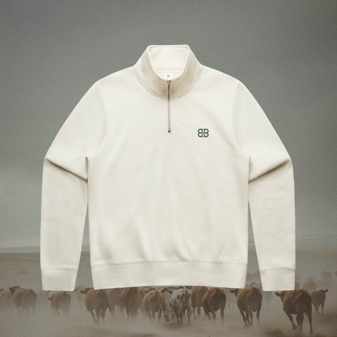 Country Heart Ladies Quarter Zip Sweater