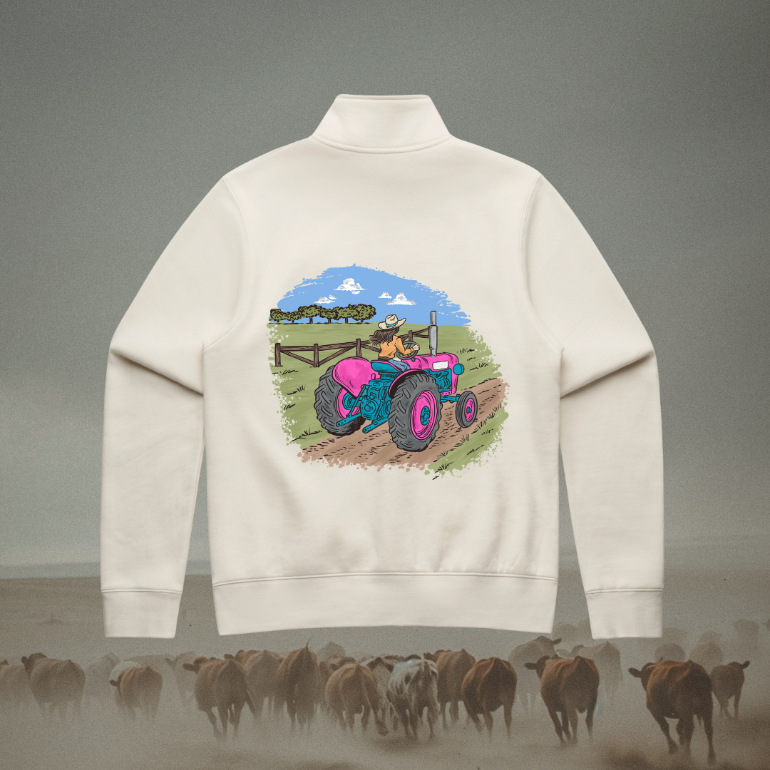 Little Pink Fordson x Dementia UK Ladies Quarter Zip
