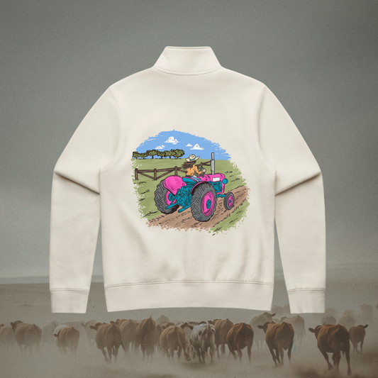 Little Pink Fordson x Dementia UK Ladies Quarter Zip