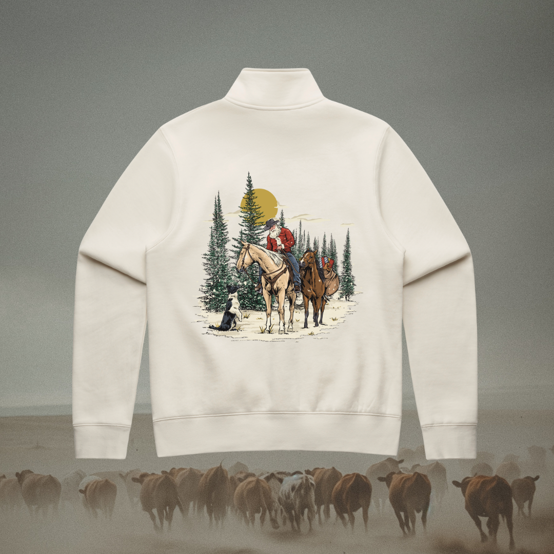 Christmas Gathering Ladies Quarter Zip