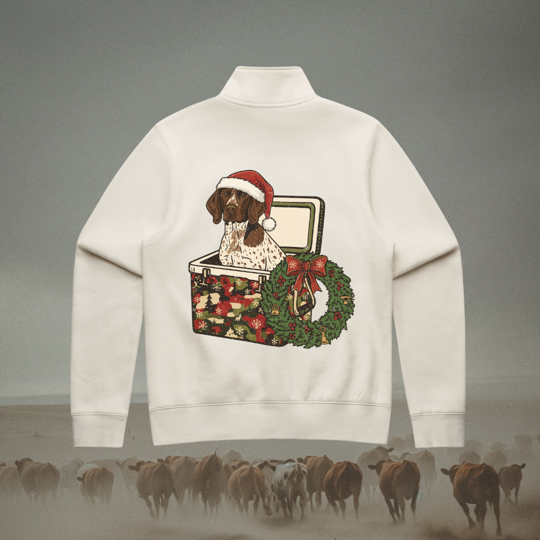Pawfect Christmas Cooler Ladies Quarter Zip