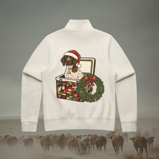 Pawfect Christmas Cooler Ladies Quarter Zip