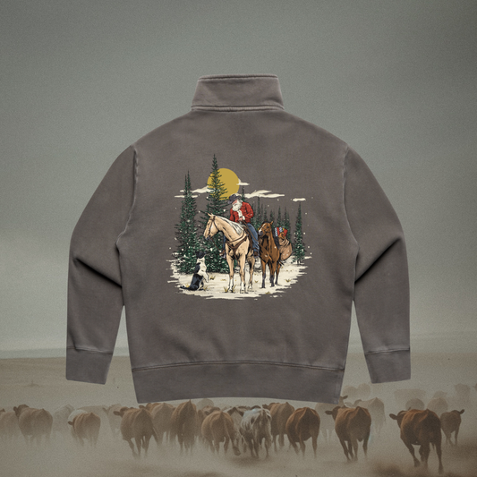 Christmas Gathering Ladies Quarter Zip