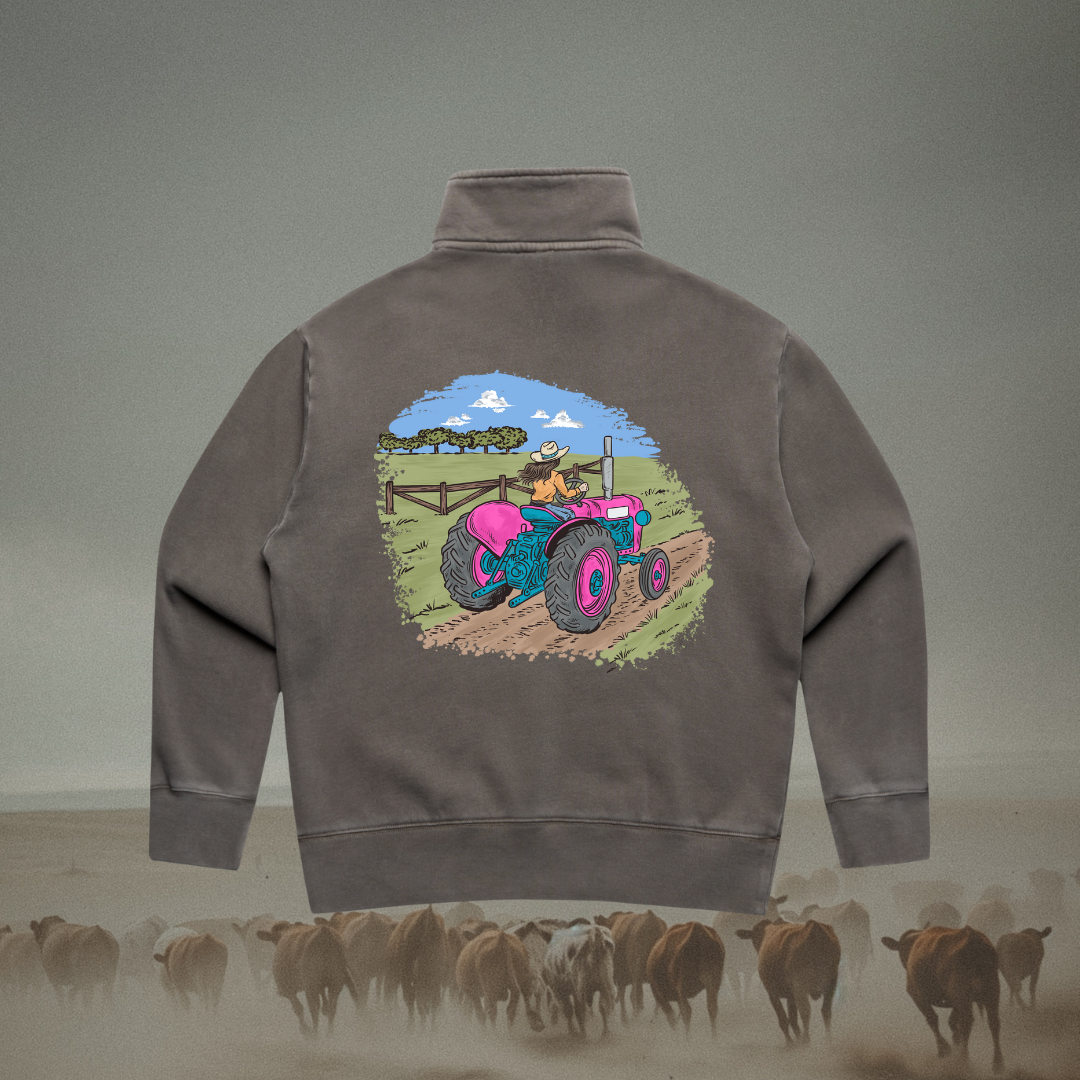 Little Pink Fordson x Dementia UK Ladies Quarter Zip