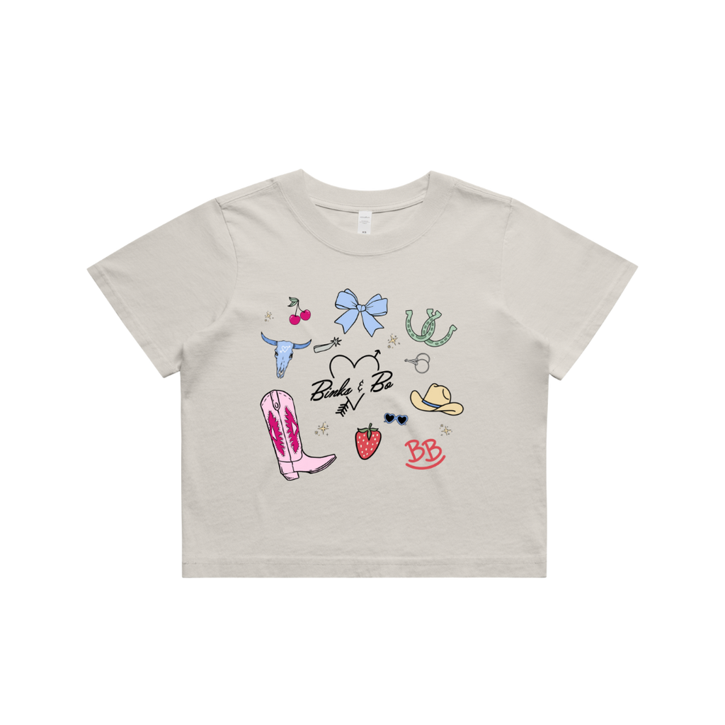 Summer Cowgirl Crop Tee