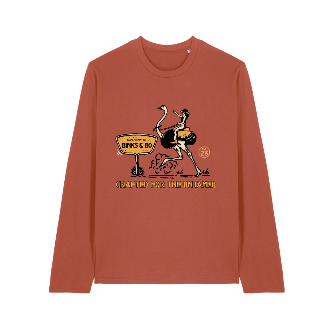 Crafted For The Untamed Cowgirl Long Sleeve Tee
