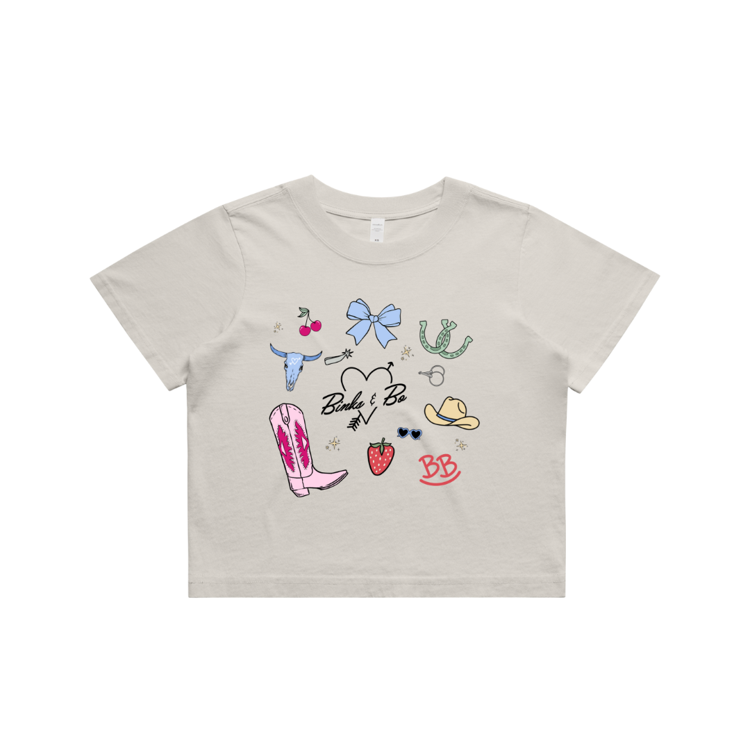 Summer Cowgirl Crop Tee