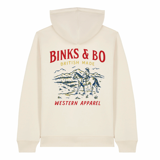 British Made Western Apparel Organic Cotton Hoodie