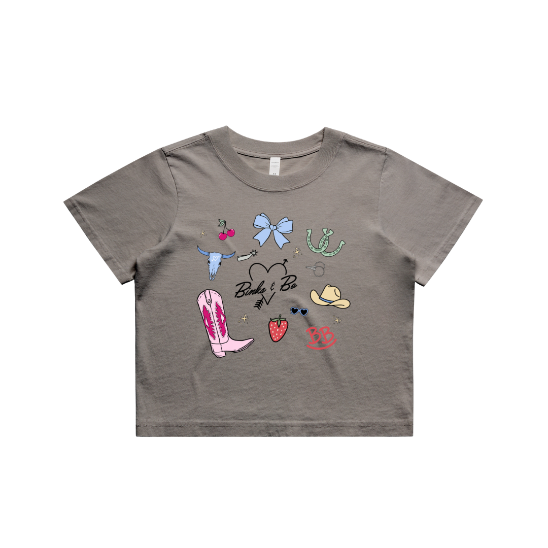 Summer Cowgirl Crop Tee