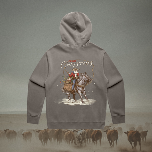 Roping Santa Unisex Hoodie