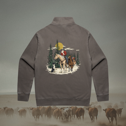 Christmas Gathering Unisex Quarter Zip