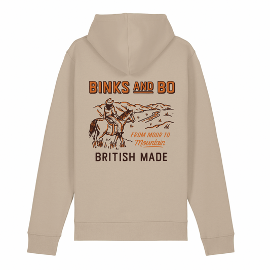 From Moor To Mountain Cowgirl Organic Cotton Hoodie