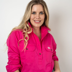 Women's Pink Western Work Shirt