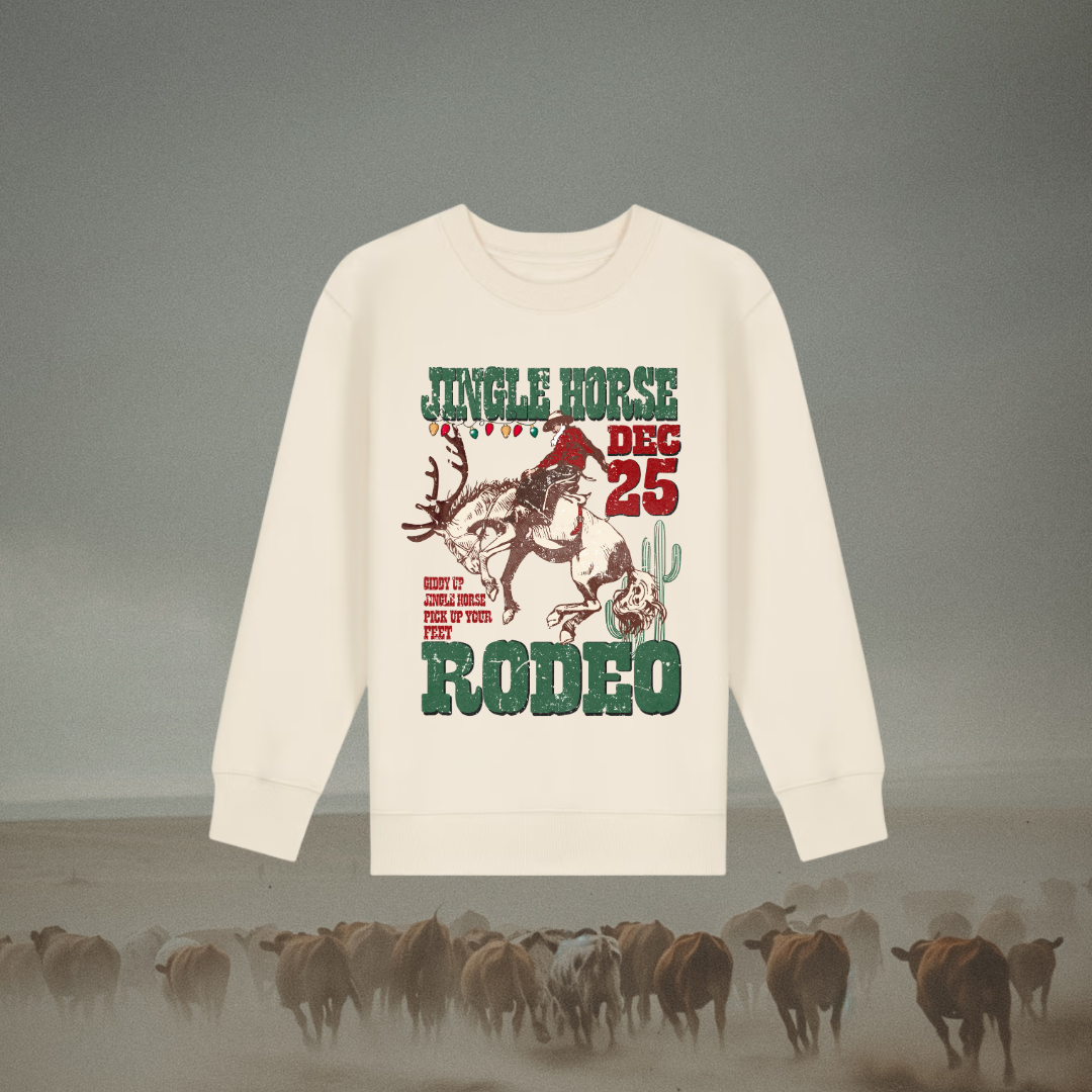 Kids 'Jingle Horse Rodeo' Christmas Sweater