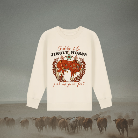 Kids 'Giddy Up Jingle Horse' Christmas Sweater