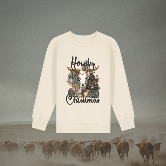 Kids 'Howdy Christmas' Sweater