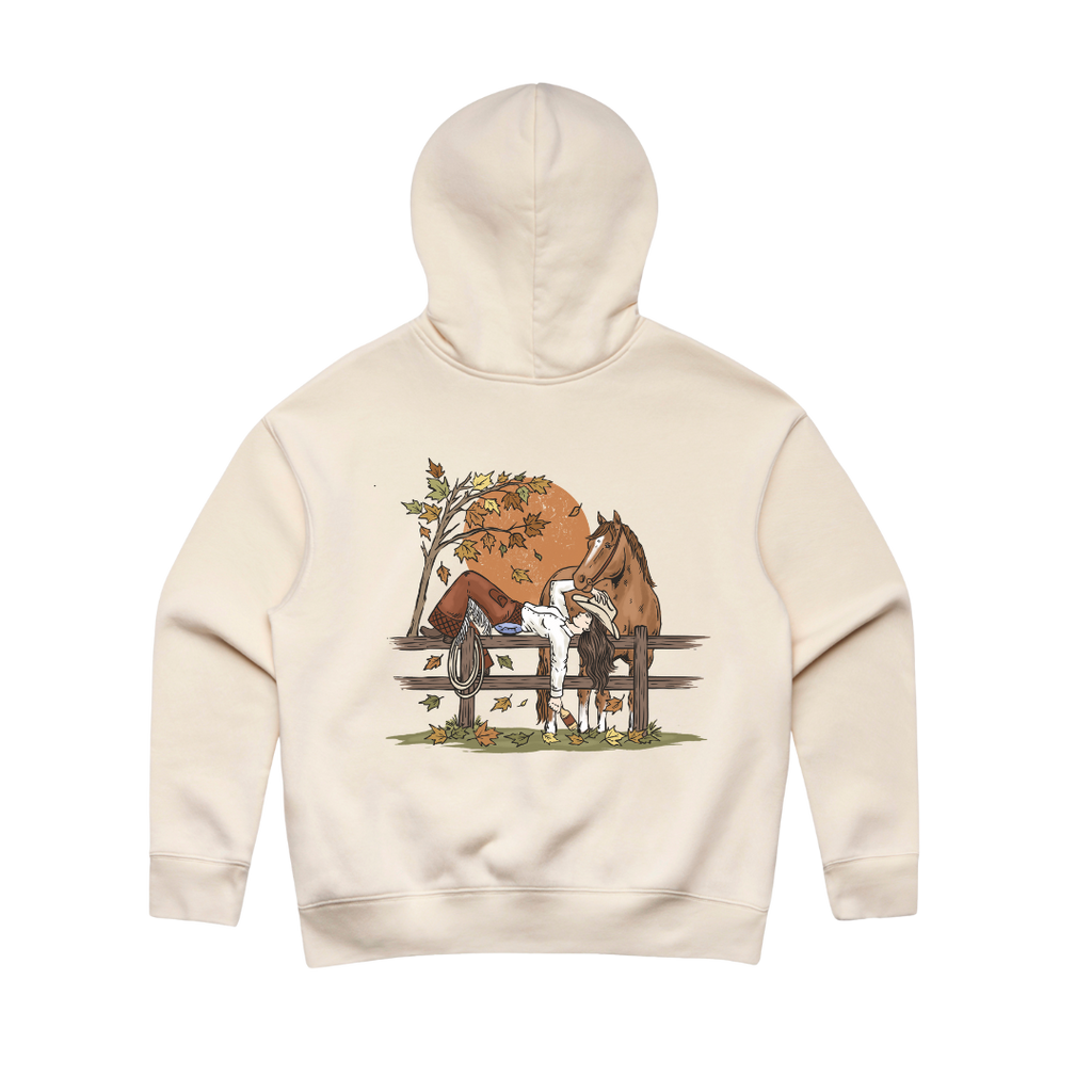 Ladies Autumn Cowgirl Hoodie