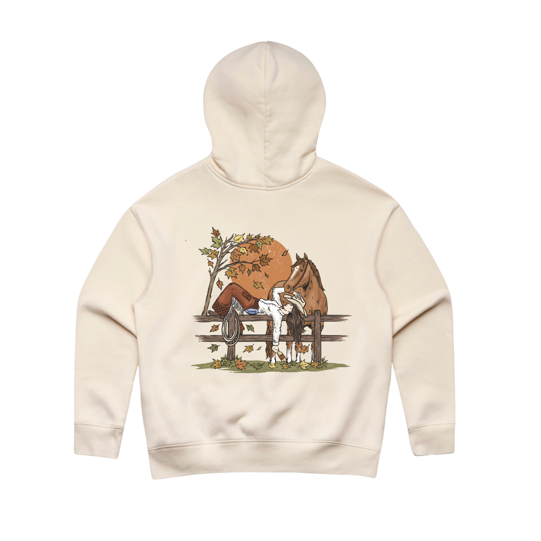 Ladies Autumn Cowgirl Hoodie