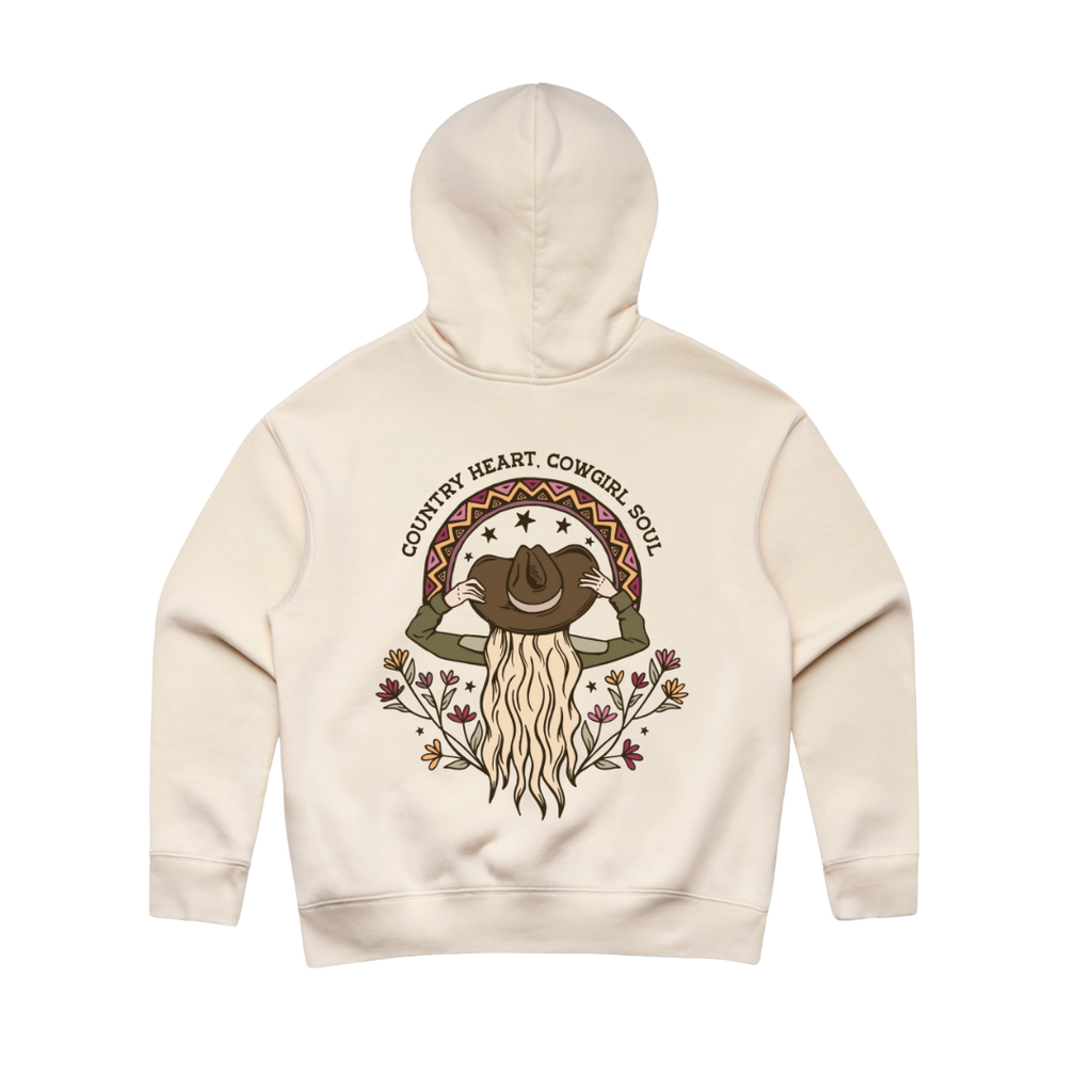 Ladies Country Heart Hoodie