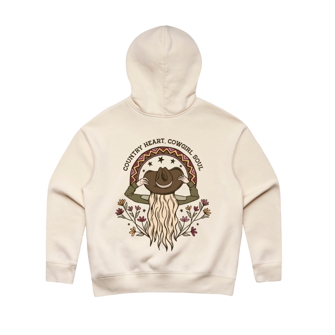 Ladies Country Heart Hoodie