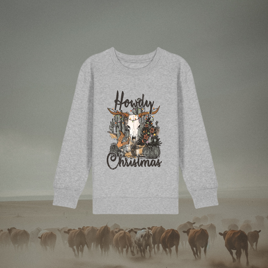 Kids 'Howdy Christmas' Sweater