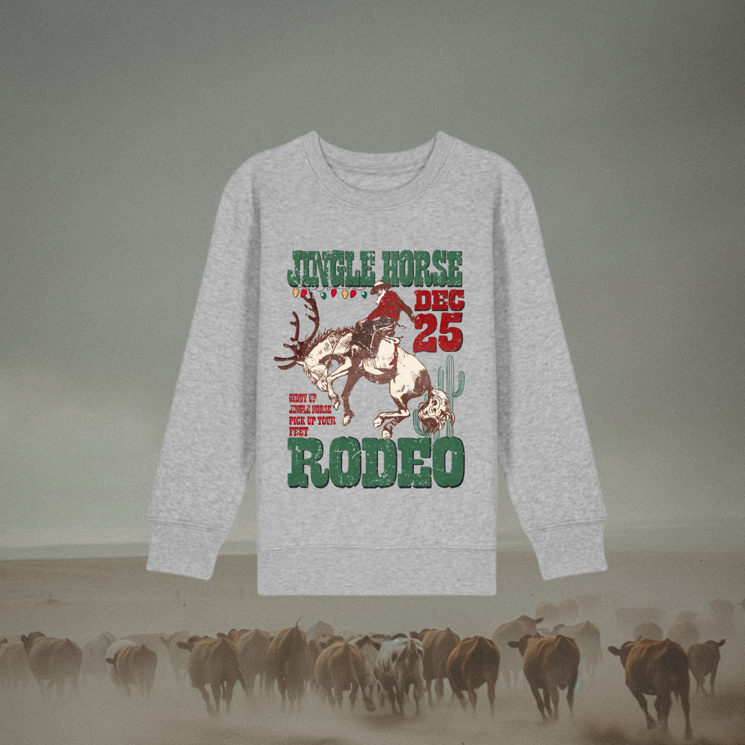 Kids 'Jingle Horse Rodeo' Christmas Sweater