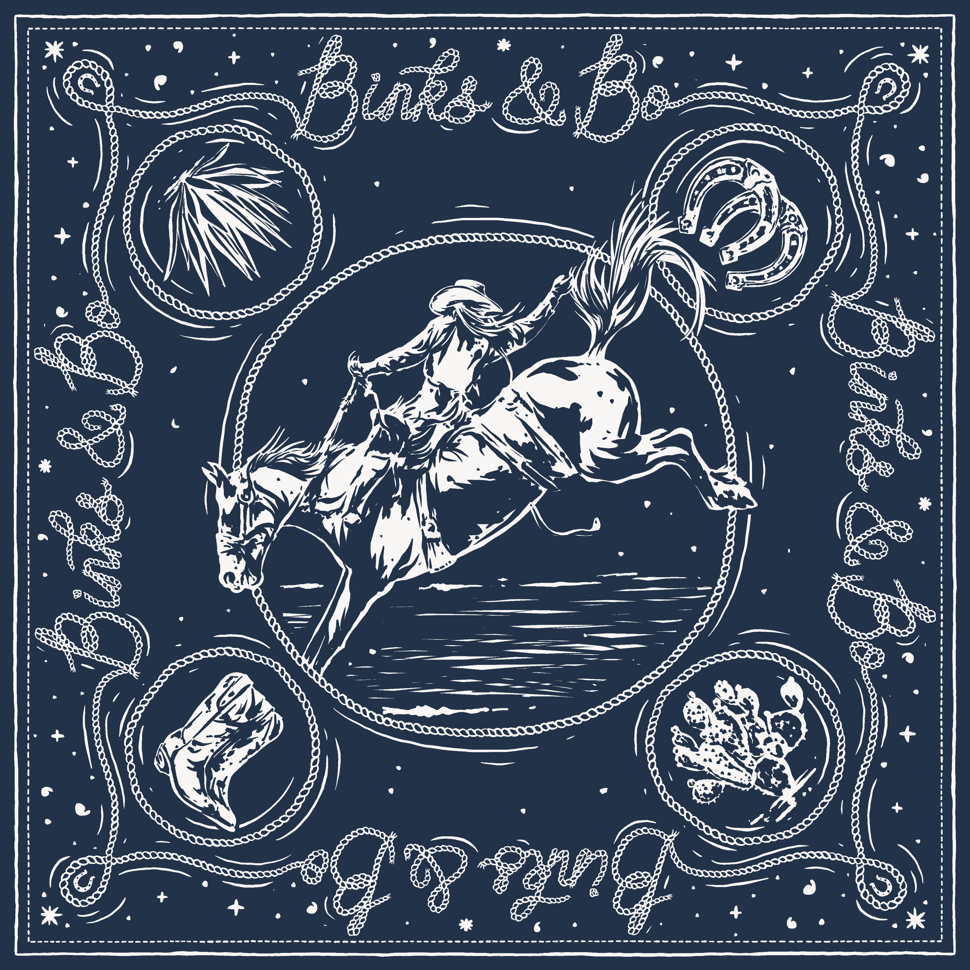 'The Bronc' Silk Bandana