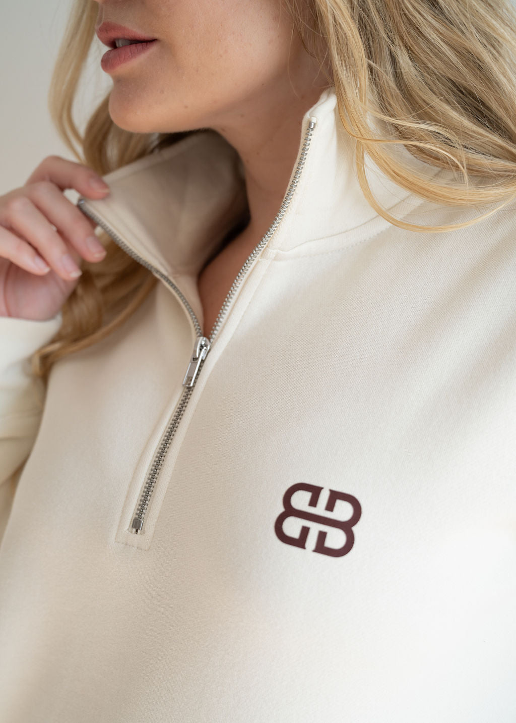 'Boho Cowgirl' Ladies Quarter Zip Sweater