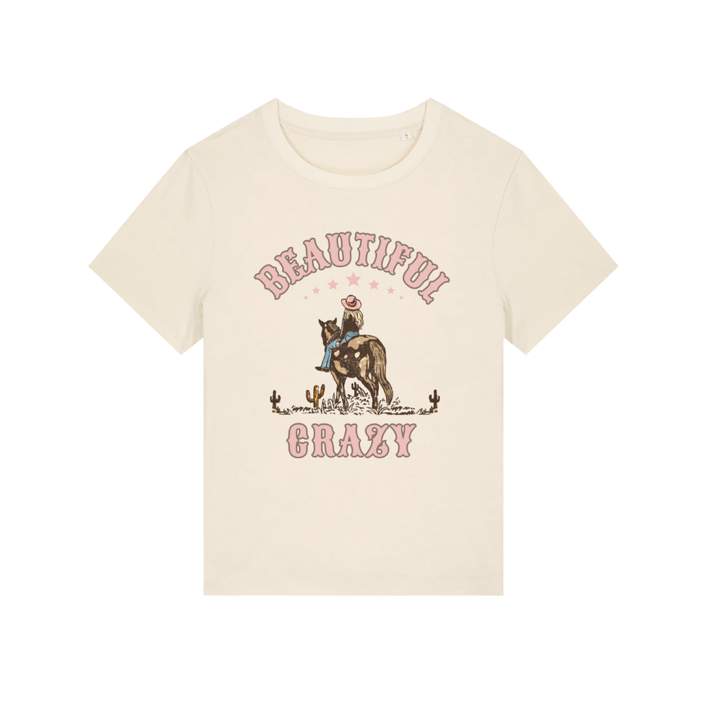 'Beautiful Crazy' Organic Cotton T-Shirt