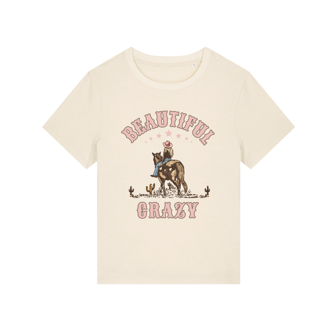 'Beautiful Crazy' Organic Cotton T-Shirt