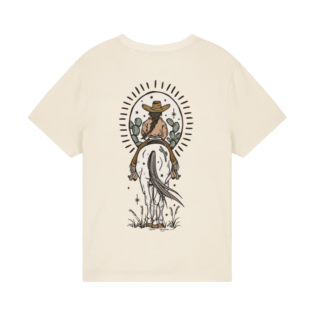 'Boho Cowgirl' Organic Cotton T-Shirt