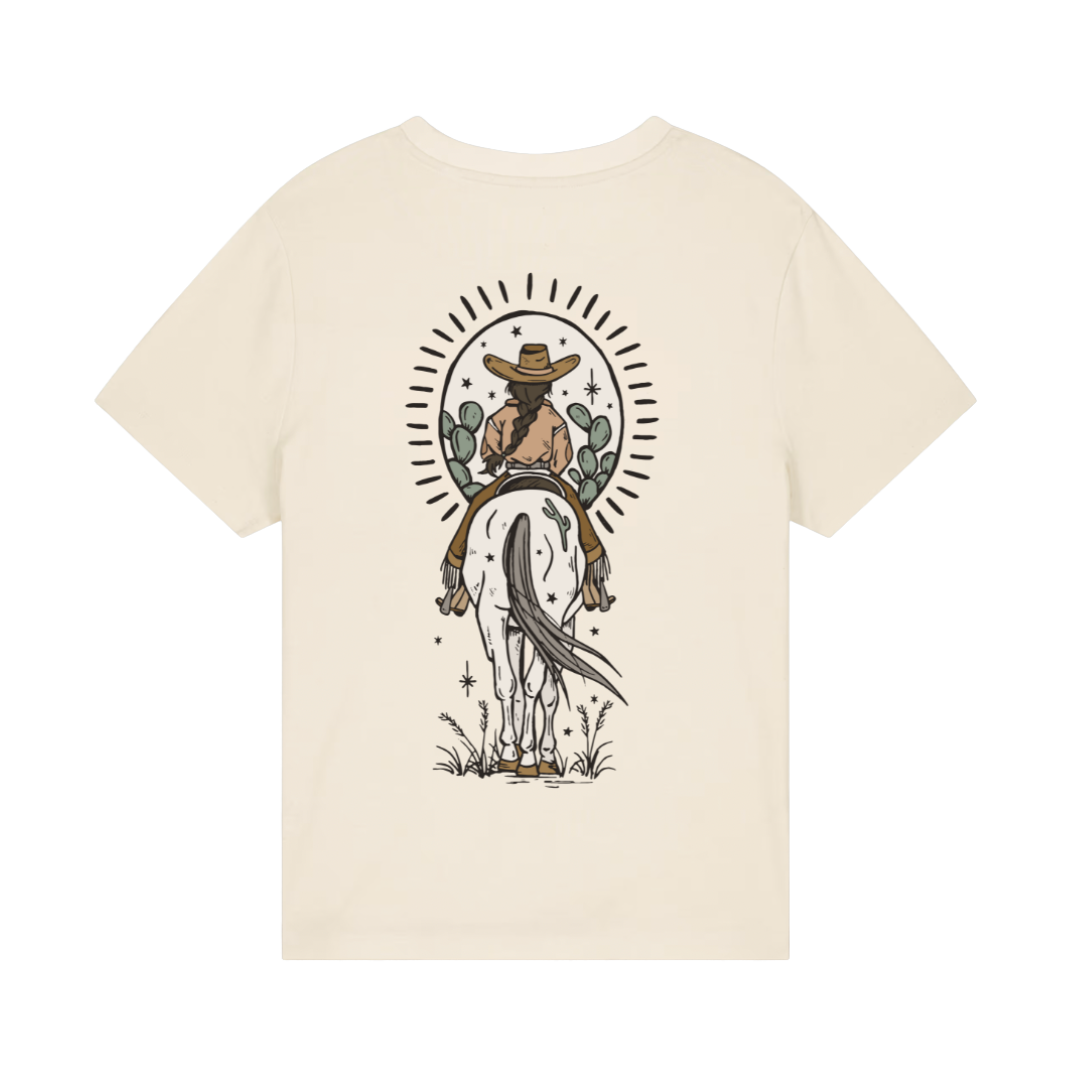 'Boho Cowgirl' Organic Cotton T-Shirt