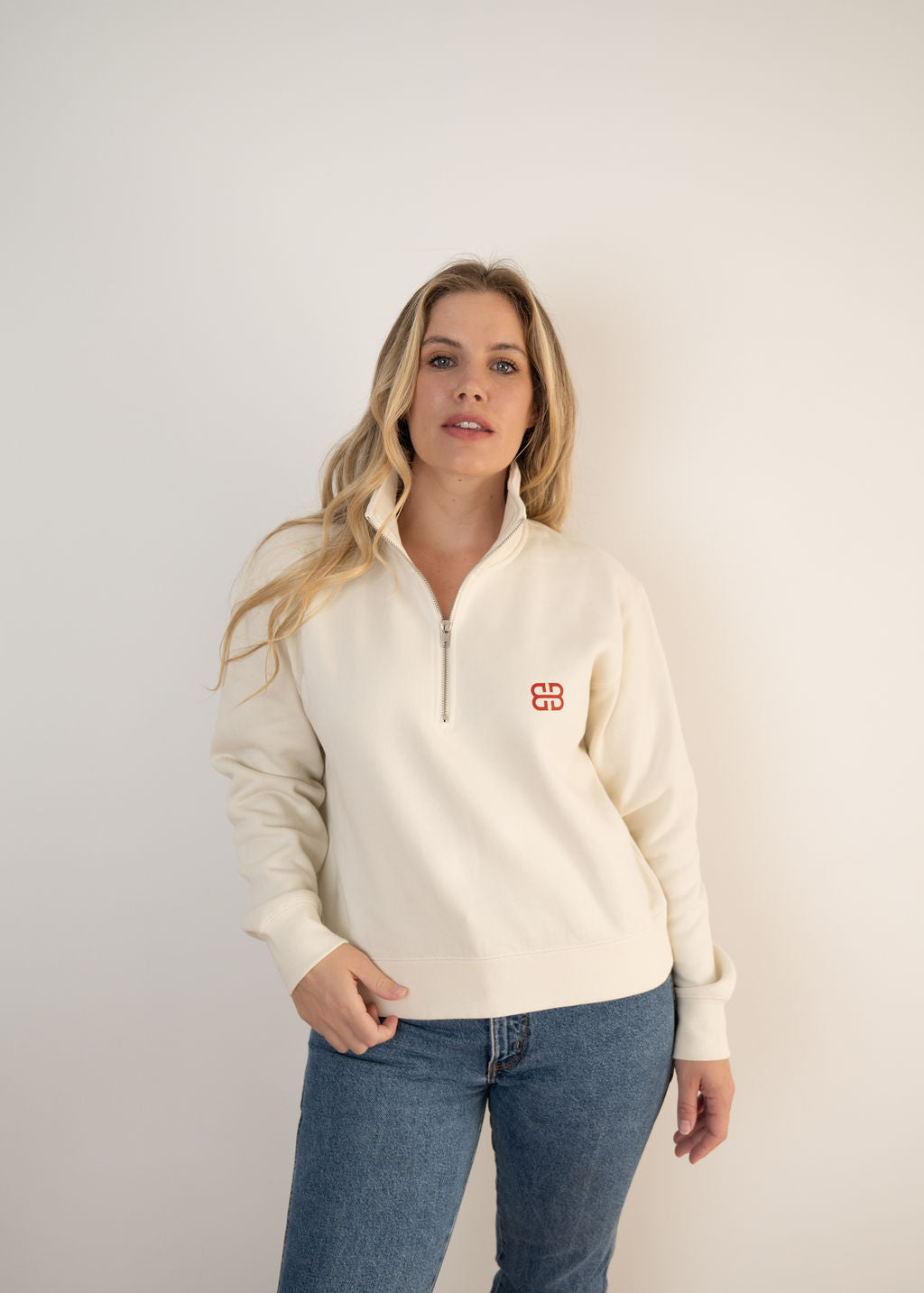 'Western Apparel' Ladies Quarter Zip Sweater